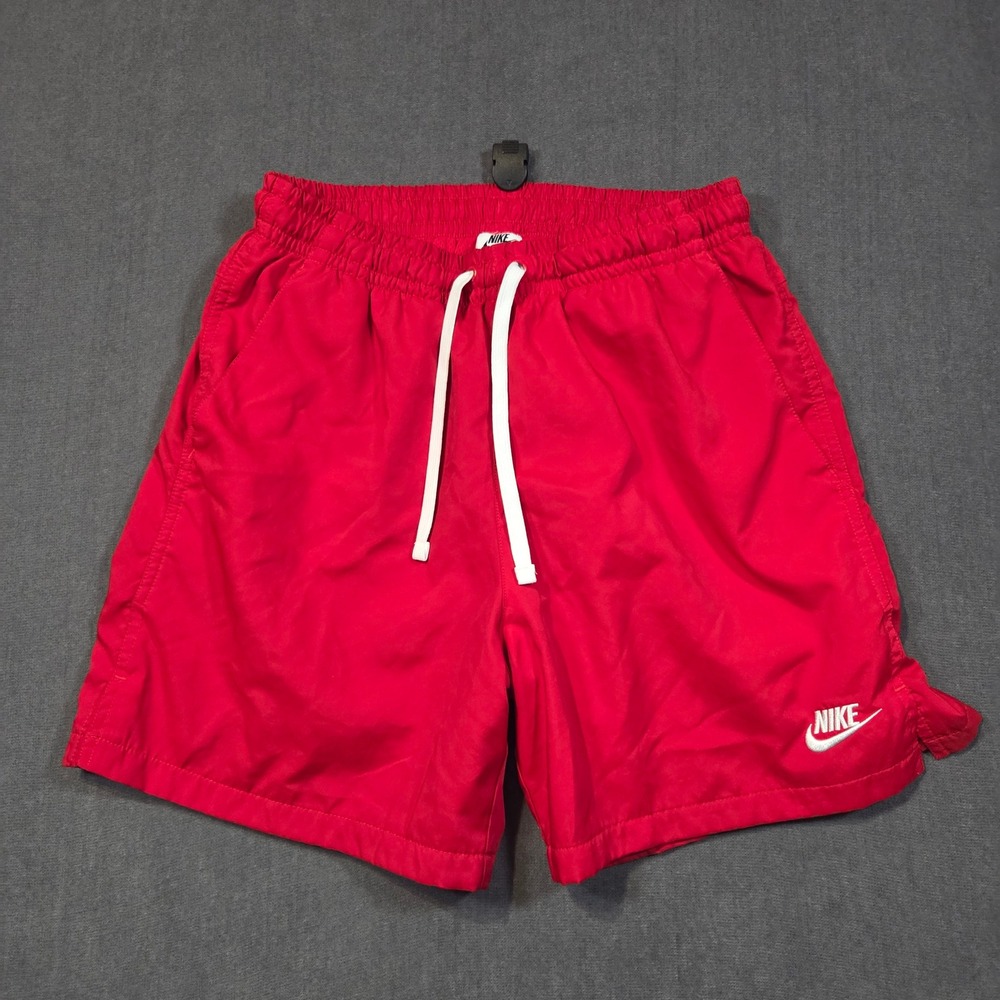 Nike Woven Shorts Mens Medium Red Sportswear Mesh Lined DR5678-657